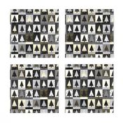 black and gold cheater quilt christmas patchwork christmas xmas holiday design - small