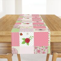 Summer Garden cheater quilt