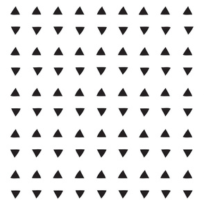 Tiny Triangles - White/Black Onyx