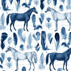 Horse Feathers Blue