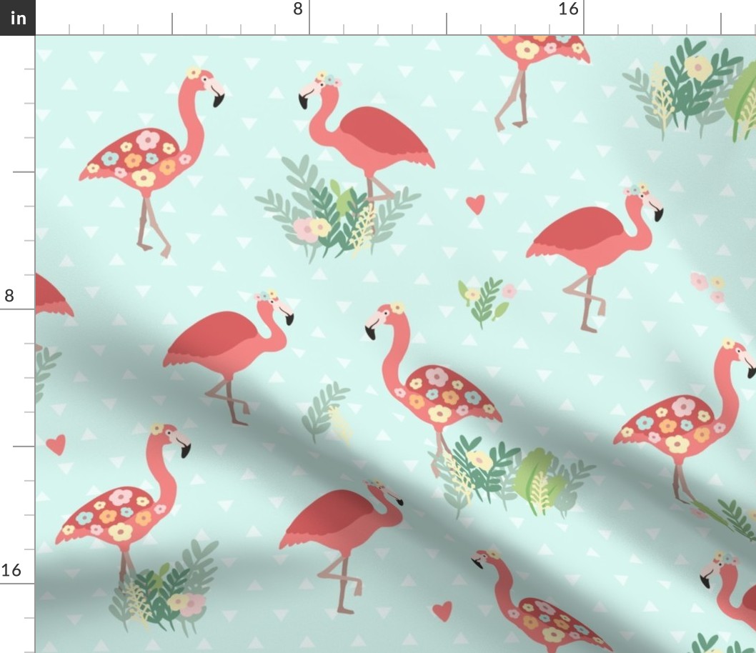 Flamingo Floral