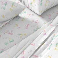 unicorn constellations fabric // galaxy pastel unicorn fabric trendy unicorn design constellation stars unicorns cosmic design pastels