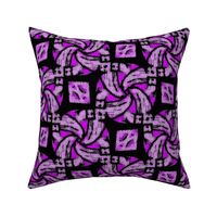Abstract Woven Knot Purple