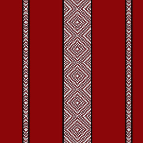 Boho Big Red-Stripe 