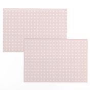 Swiss Crosses . Double Bubble Pink + White