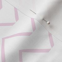 Woodblock Arrows - White/Pretty Pink