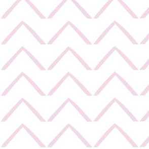 Woodblock Arrows - White/Pretty Pink