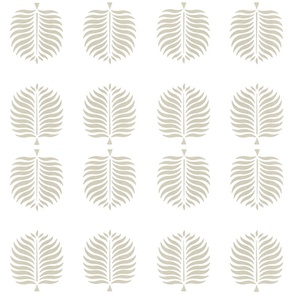 Tropical Linen . Sandy Island Fronds