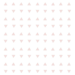 Tiny Triangles - White/Double Bubble