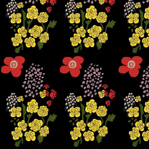 black_floral_bunch_pattern_whole