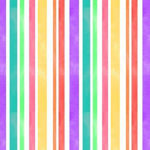 Watercolor Multi Stripes