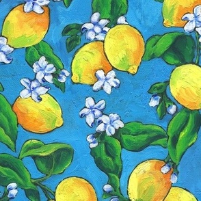 Oil Painted Lemons