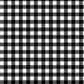 PLAID WHITE/BLACK 