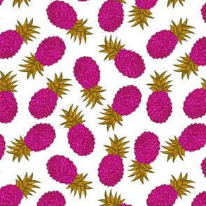 Pink and Gold Party Pineapple 