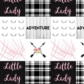 Pink little lady boho arrow adventure