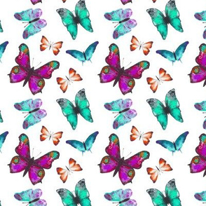 Watercolor butterflies