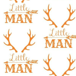 Little Man Arrow & Horns Orange