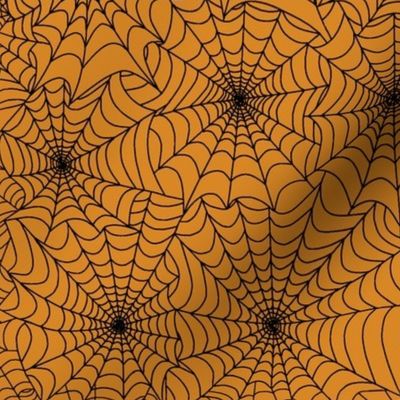 Spiderweb_Black_on_Autumn_Orange_D88724