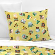 National Parks Snowdome Scatter in Sunset Yellow