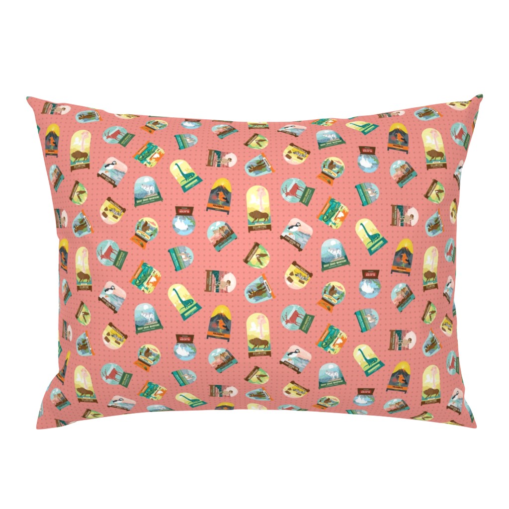 National Parks Snowdome Small Scatter in Southwest Peach