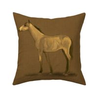 Dun Horse for Pillow