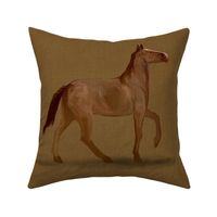 Red Dun Horse for pillow