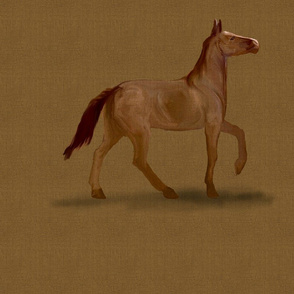 Red Dun Horse for pillow