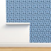 Birdhouse Toile- Blue