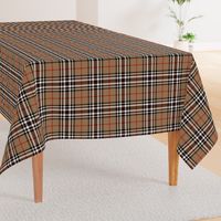 Southdown tartan - 6" tan/black/white