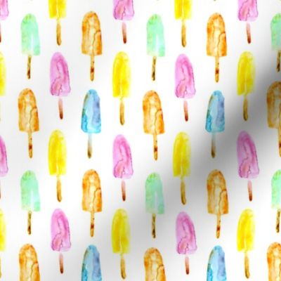 Watercolor popsicles vertical