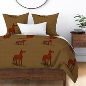 Bay Horse for pillow