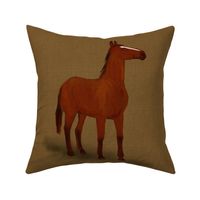 Bay Horse for pillow