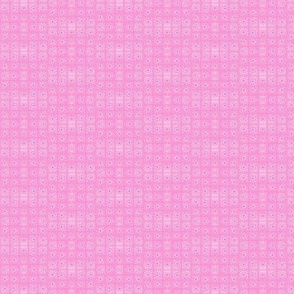 <3 You -Mottled pink grid 