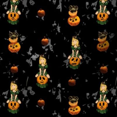 Vintage Halloween - kedoki - Spoonflower Challenge