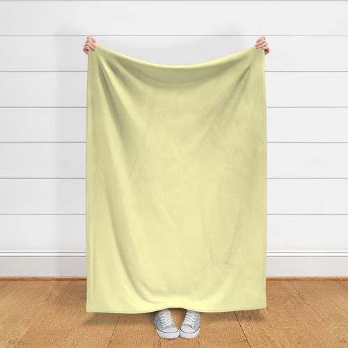 solid pale yellow (FFFBBB) Fabric | Spoonflower