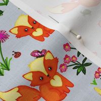 Flutterbies, Flowers & Foxes 