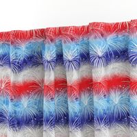 (small scale) america - watercolor fireworks