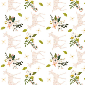 blush sprigs and blooms fawn // small // rotated