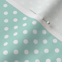 Spots on Turquoise large