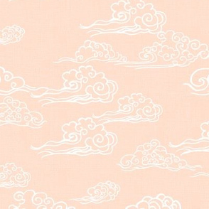 Swirling Clouds, Peach