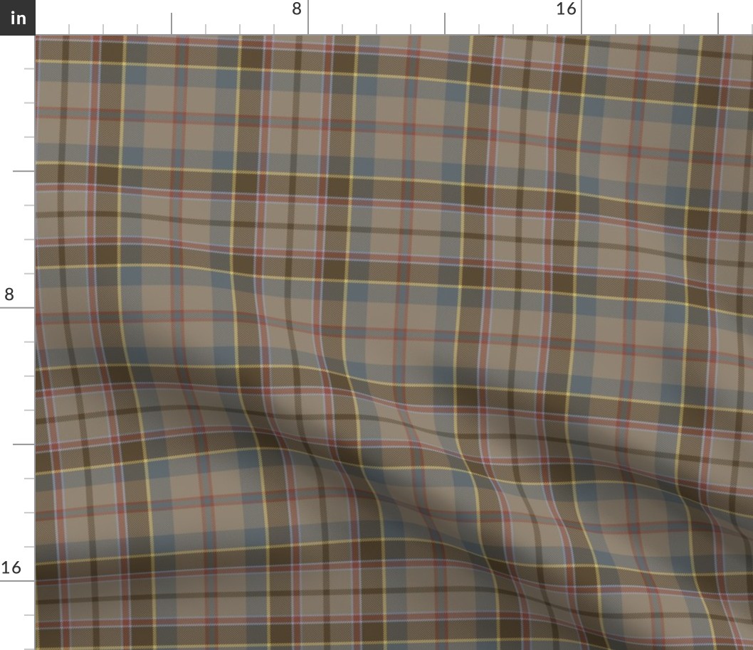 Stevenson / Stephens tartan, 6", reproduction colors