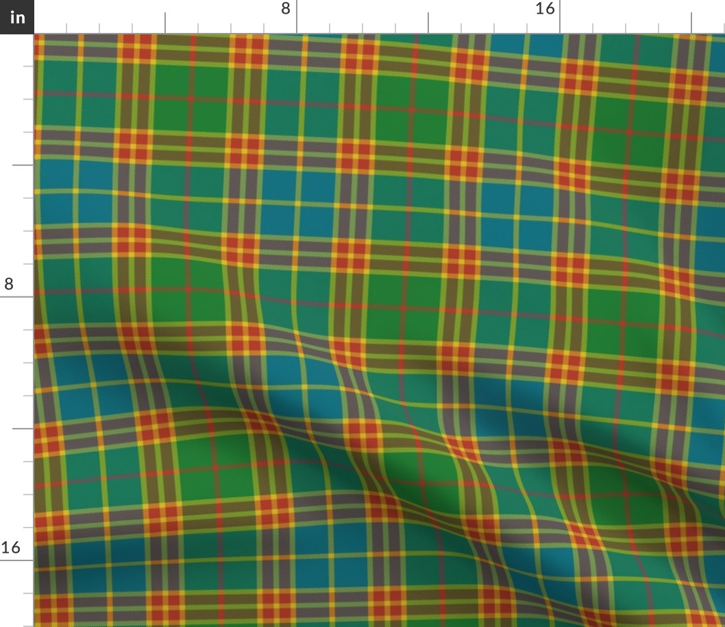 Stevenson old tartan, 6" ancient colors