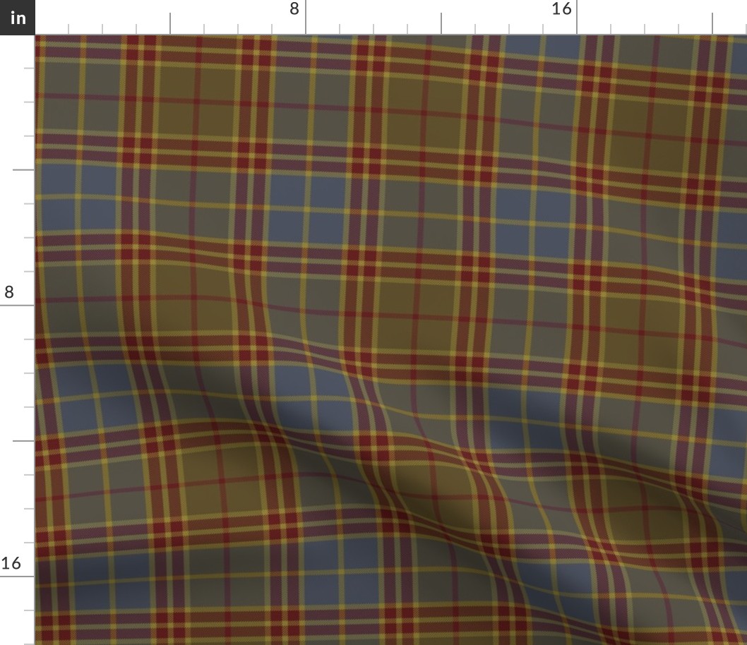 Stevenson old tartan, 6" reproduction colors