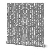 birch tree fabric // birch wallpaper hand-drawn nursery baby design  - grey