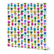 Pineapple Fun / White / Large Scale