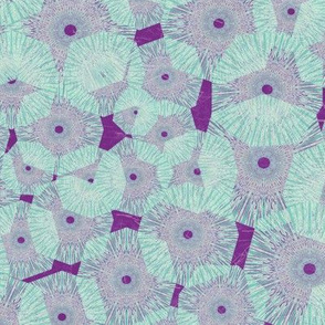 Pinwheels In Space Lt Blue Purple Medium