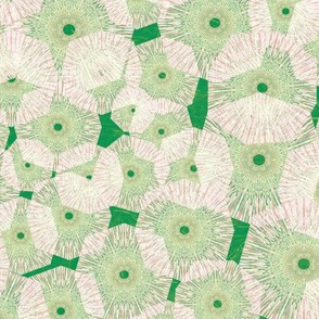 Pinwheels In Space Peppermint Green Medium