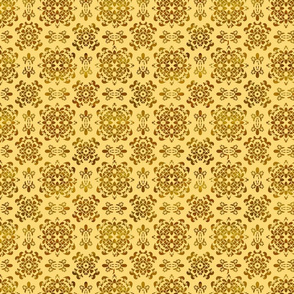 Gold Reverse Old Lace 1  7x7