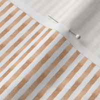 Tan Brown Watercolor Nautical Stripe || Miss Chiff Designs