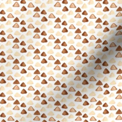 Abstract watercolor Tan brown Nautical || taupe chocolate boho water Miss Chiff Designs